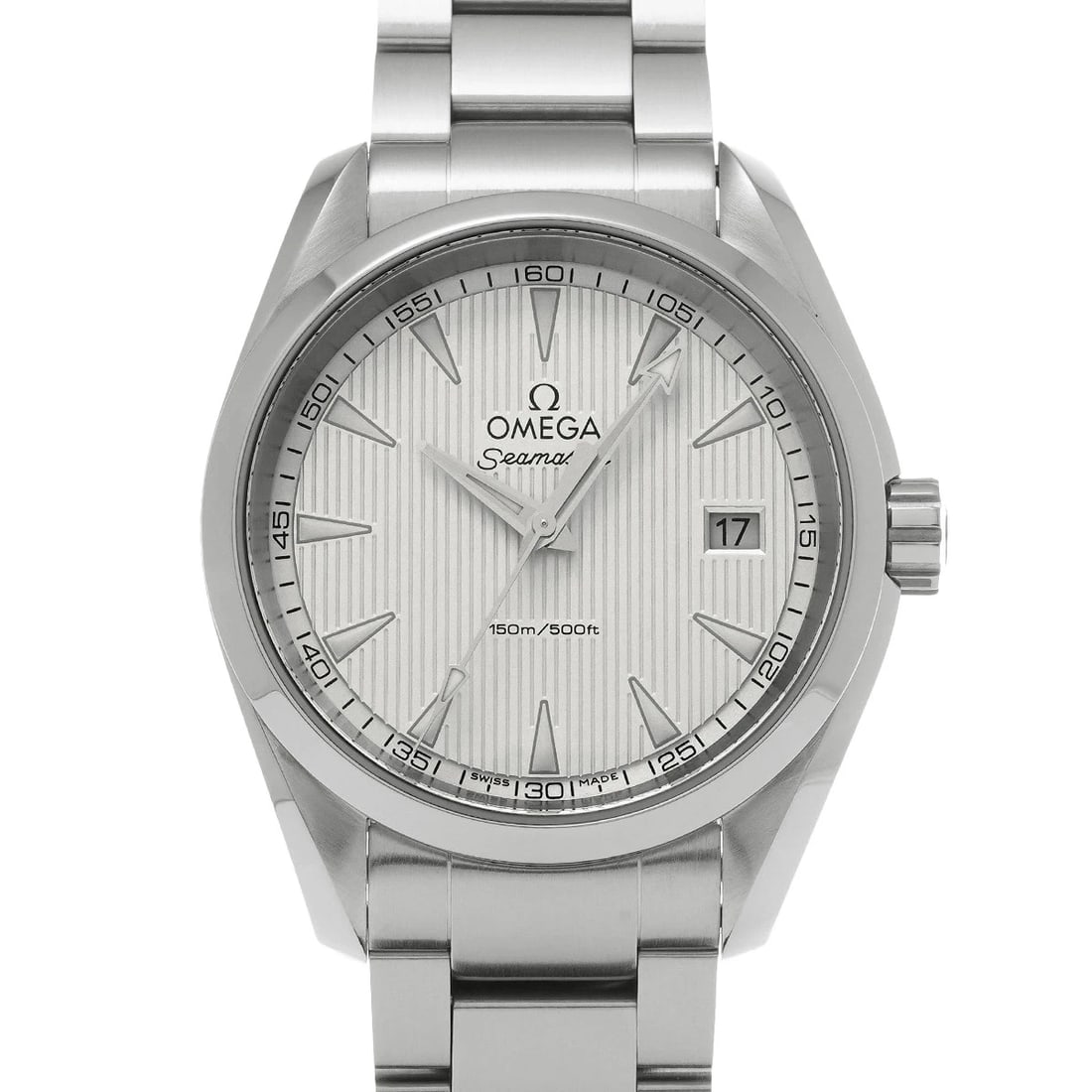 OMEGA SEAMASTER AQUA TERRA QUARTZ WATCH: Omega Seamaster Aqua Terra Quartz Watch Brand: OMEGA Type/Style: Wristwatch Material: Band Material Stainless Case Material Sapphire Crystal Color: Dial Color Silver Size: Wrist Size 19cm Case Size