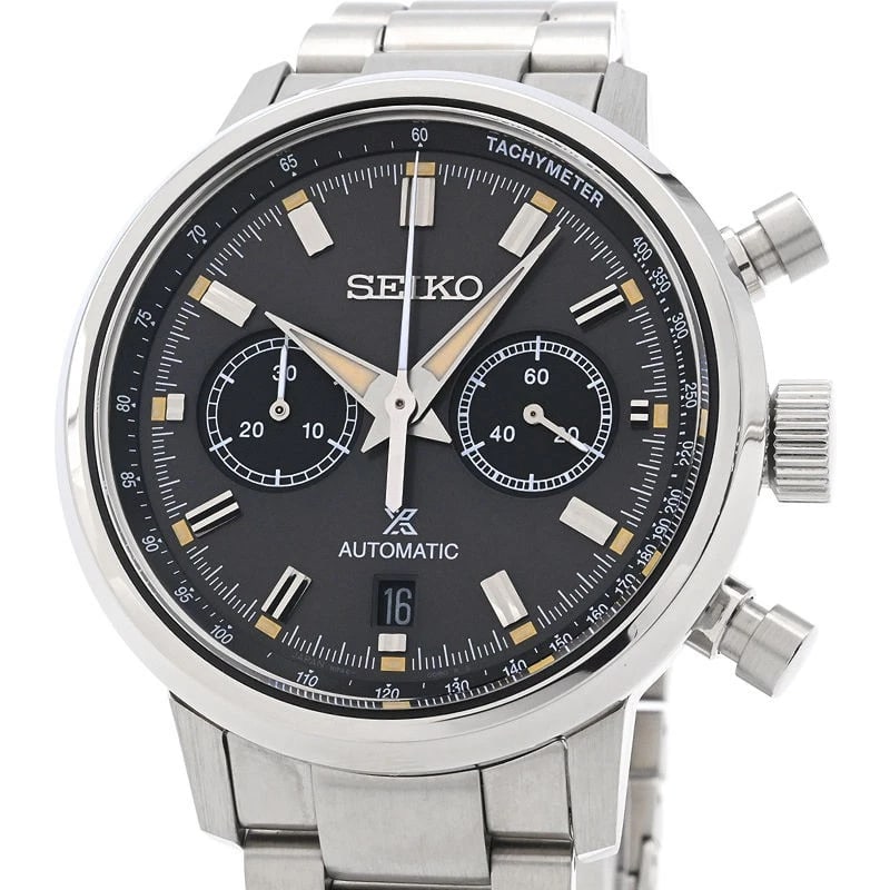 SEIKO SPEED ??TIMER GRAY WATCH: Seiko Speed ??Timer Gray Watch Brand: SEIKO Type/Style: Wristwatch Material: Case Material N/A Band Material Stainless Steel Color: Dial Color Size: Wrist Size 21.2cm Case Size 42.5mm Accessories: