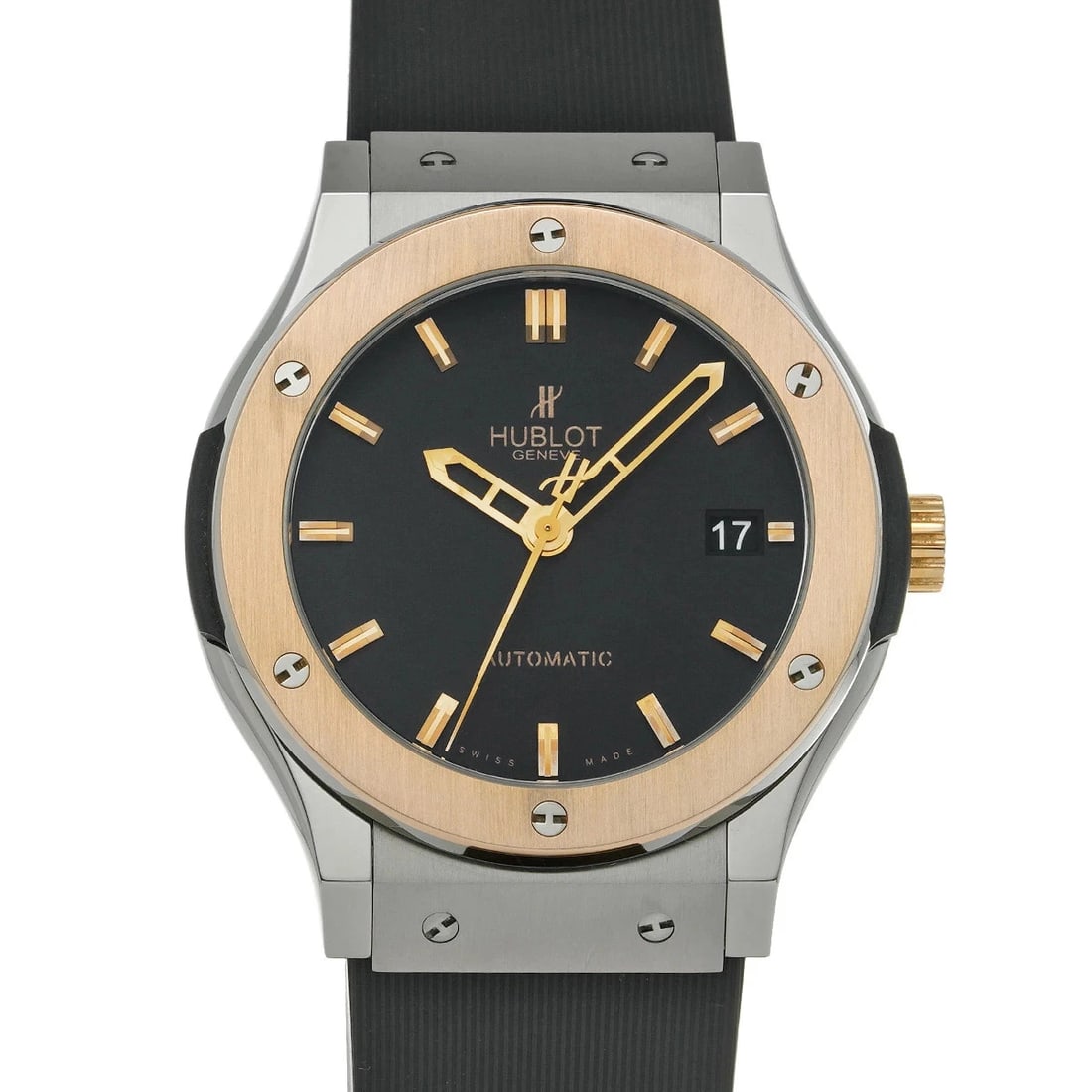 HUBLOT WATCH BLACK WATCH: Hublot Watch Black Watch Brand: HUBLOT Type/Style: Wristwatch Material: Band Material Titanium Case Material Sapphire Crystal Color: Dial Color Black Size: Wrist Size 20cm Case Size 45 x 45 mm Acc