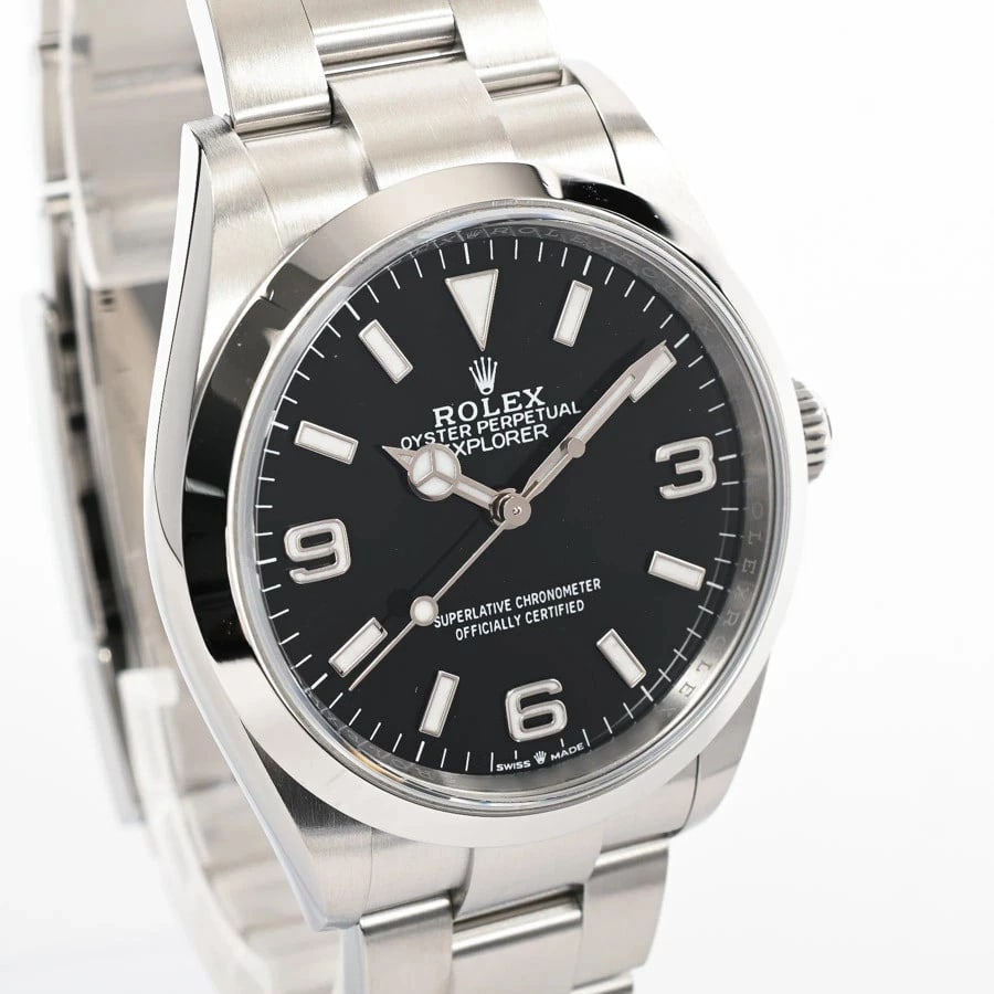 ROLEX BLACK WATCH - 4