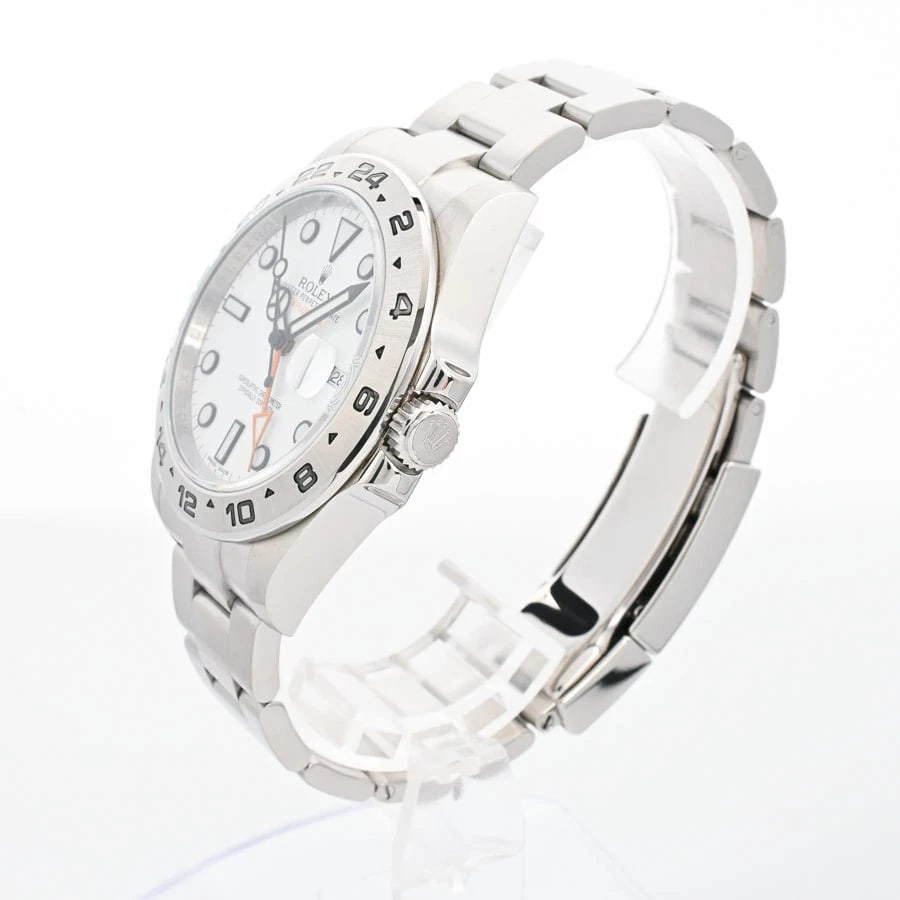 ROLEX WHITE WATCH - 2