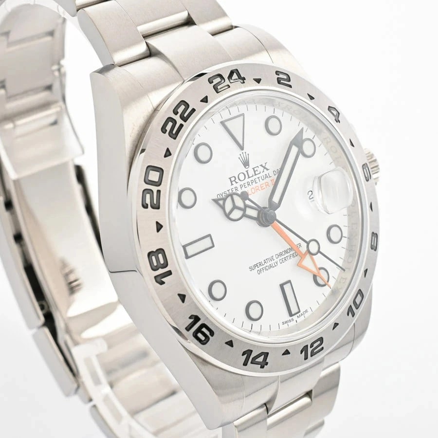ROLEX WHITE WATCH - 4