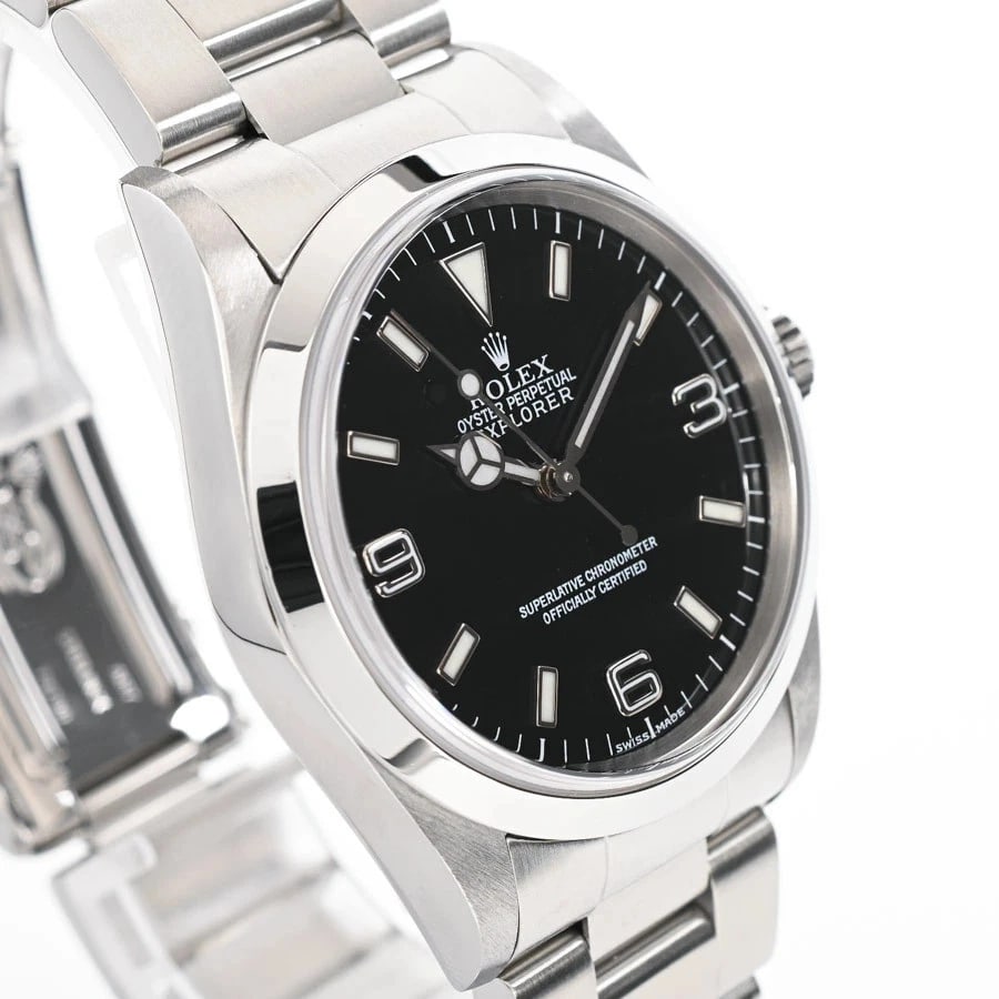 ROLEX EXPLORER BLACK WATCH - 4