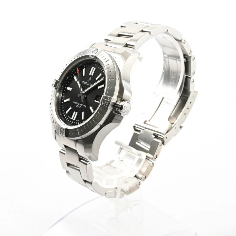 BREITLING AUTOMATIC BLACK WATCH - 2