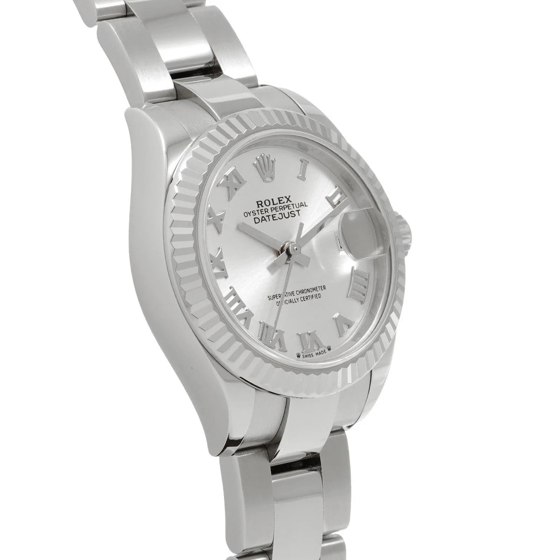 ROLEX DATEJUST SILVER WATCH - 3