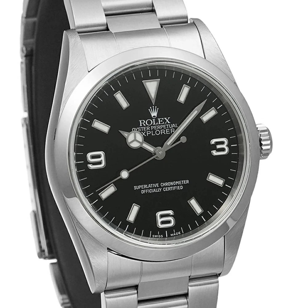 ROLEX EXPLORER BLACK WATCH - 3