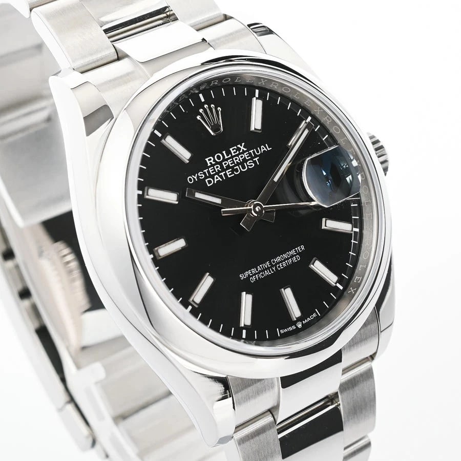 ROLEX BLACK WATCH - 4