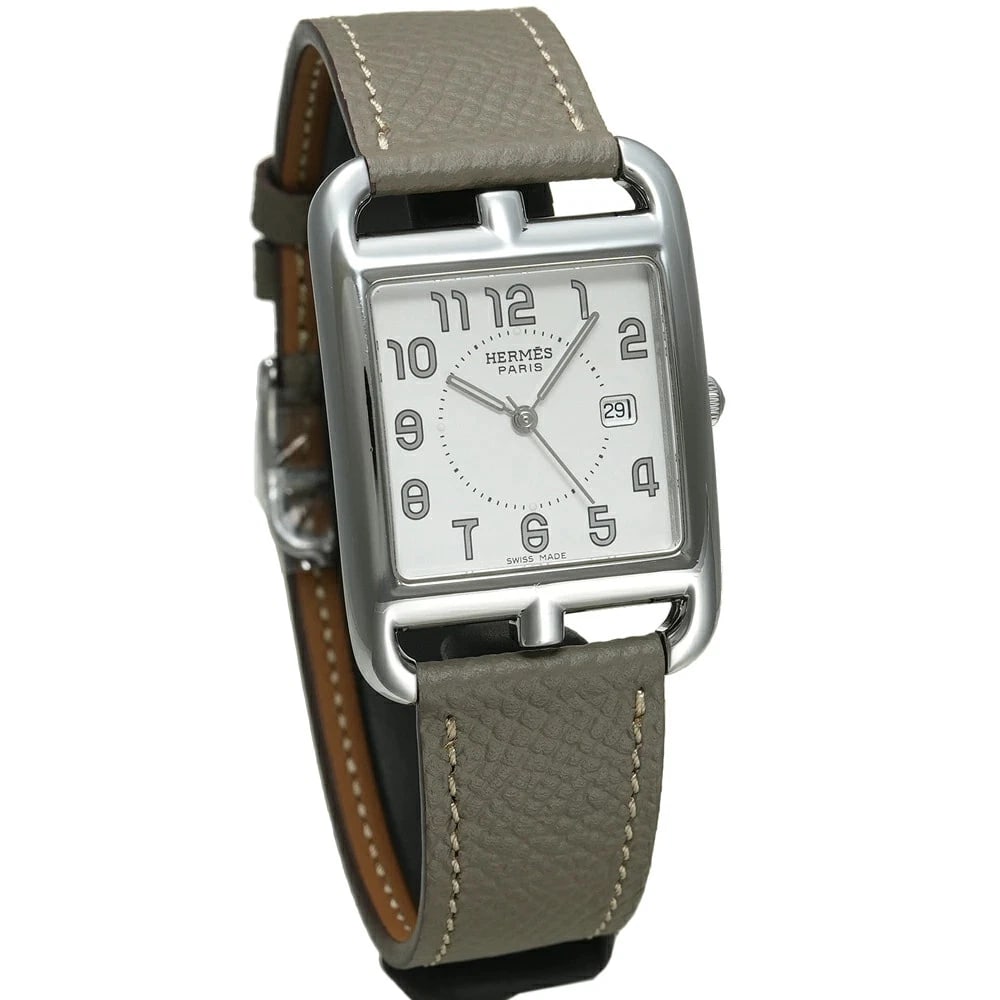 HERMES CAPE COD SILVER WATCH - 2