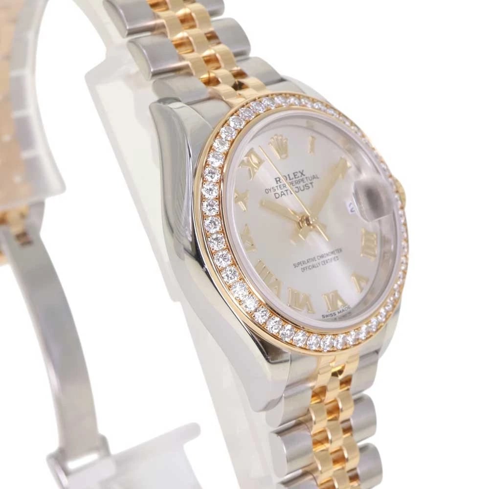 ROLEX DATEJUST SILVER WATCH - 3