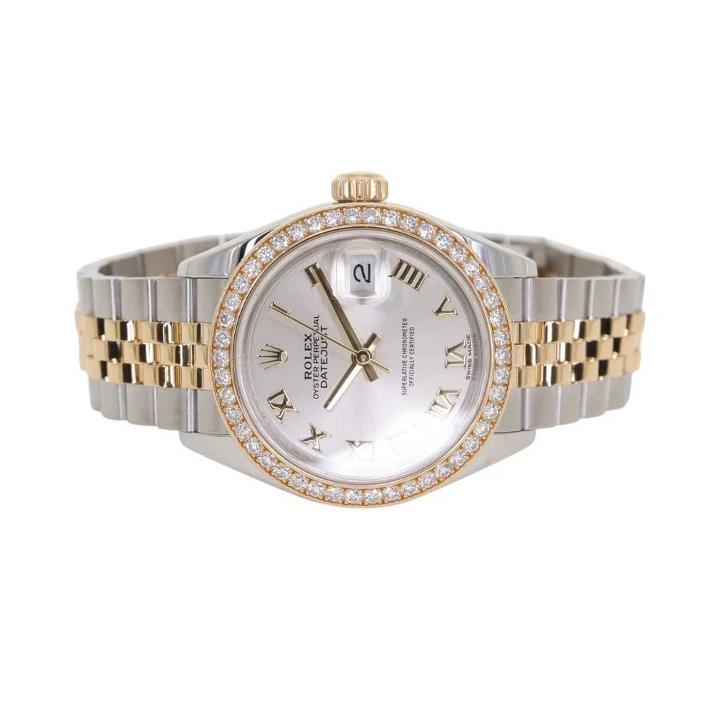 ROLEX DATEJUST SILVER WATCH - 6