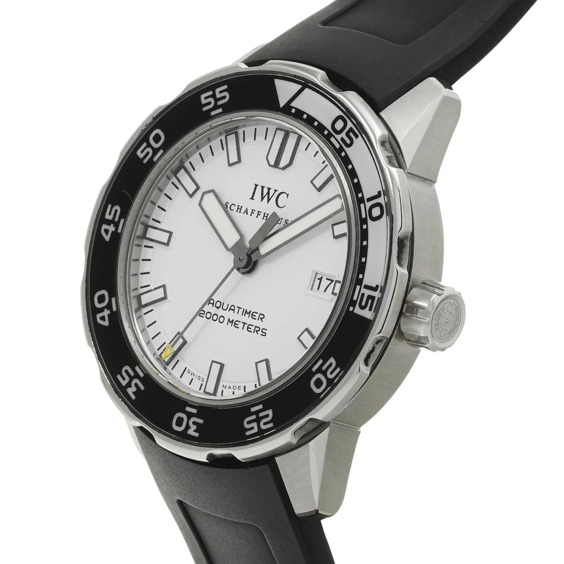 IWC AQUATIMER AUTOMATIC WHITE WATCH - 2