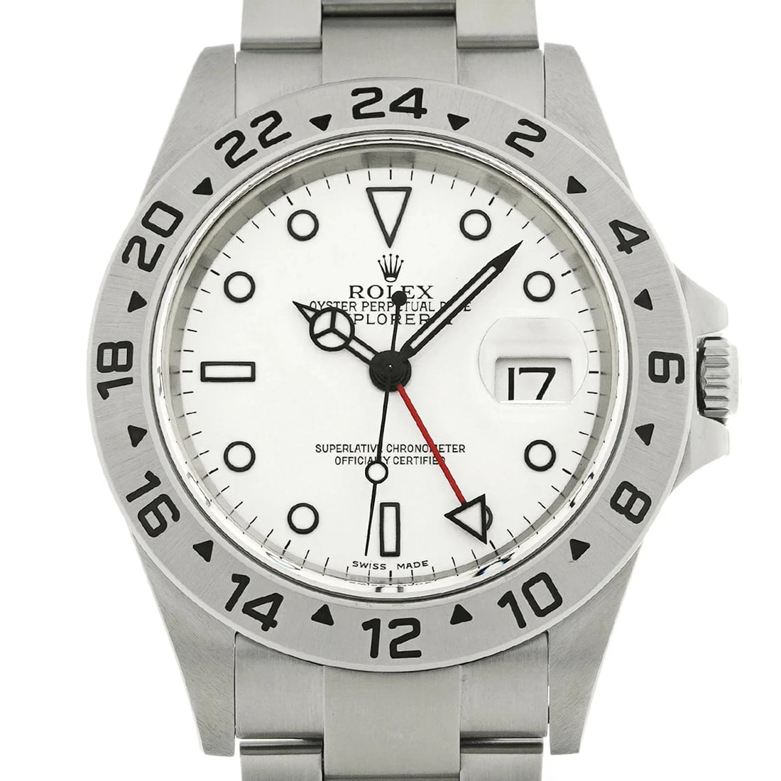 ROLEX EXPLORER WHITE WATCH - 4