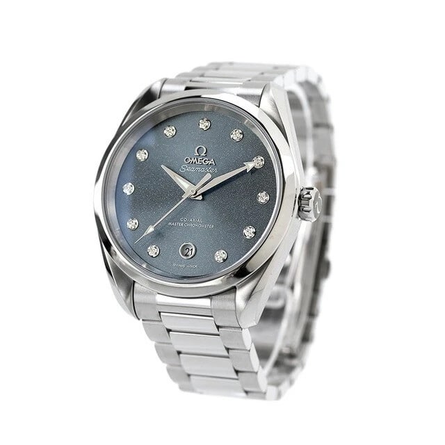 OMEGA SEAMASTER AQUA TERRA BLUE WATCH: Omega Seamaster Aqua Terra Blue Watch Brand: OMEGA Type/Style: Wristwatch Material: Band Material Stainless Steel Case Material Stainless Steel Color: Dial Color Blue Size: Case Size 38 mm