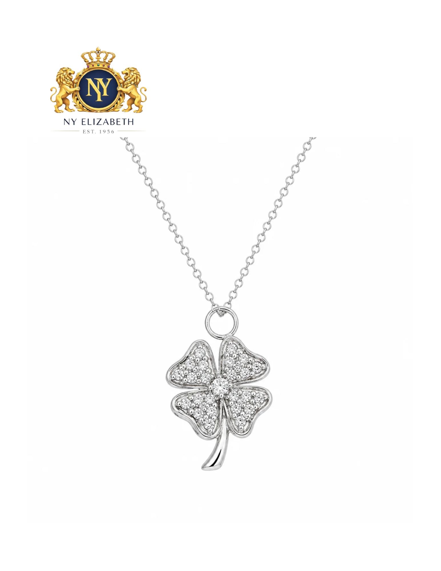 RHODIUM PLATED 925 STERLING SILVER PENDANT NECKLACE: Rhodium Plated 925 Sterling Silver CZ Pendant Necklace Metal: 925 Sterling Silver Plating: Nickel Free Rhodium Plated Stone: Cubic Zirconia Stones Dimensions: 21.8mm x 15.8mm Length: 16 + 2 inch Exten