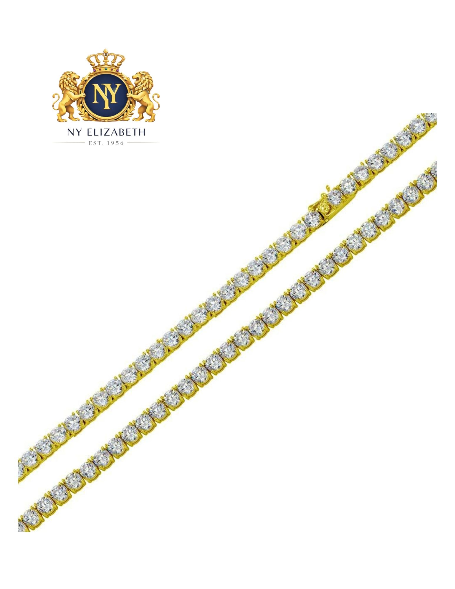 GOLD PLATED 925 STERLING SILVER ROUND TENNIS NECKLACE AND BRACELET: Gold Plated 925 Sterling Silver Round CZ Tennis Necklace and Bracelet Metal: 925 Sterling Silver Plating: Gold Plated Stone: Round CZ Length: 24Inches Accessories: None Notice: When purchasing pre-