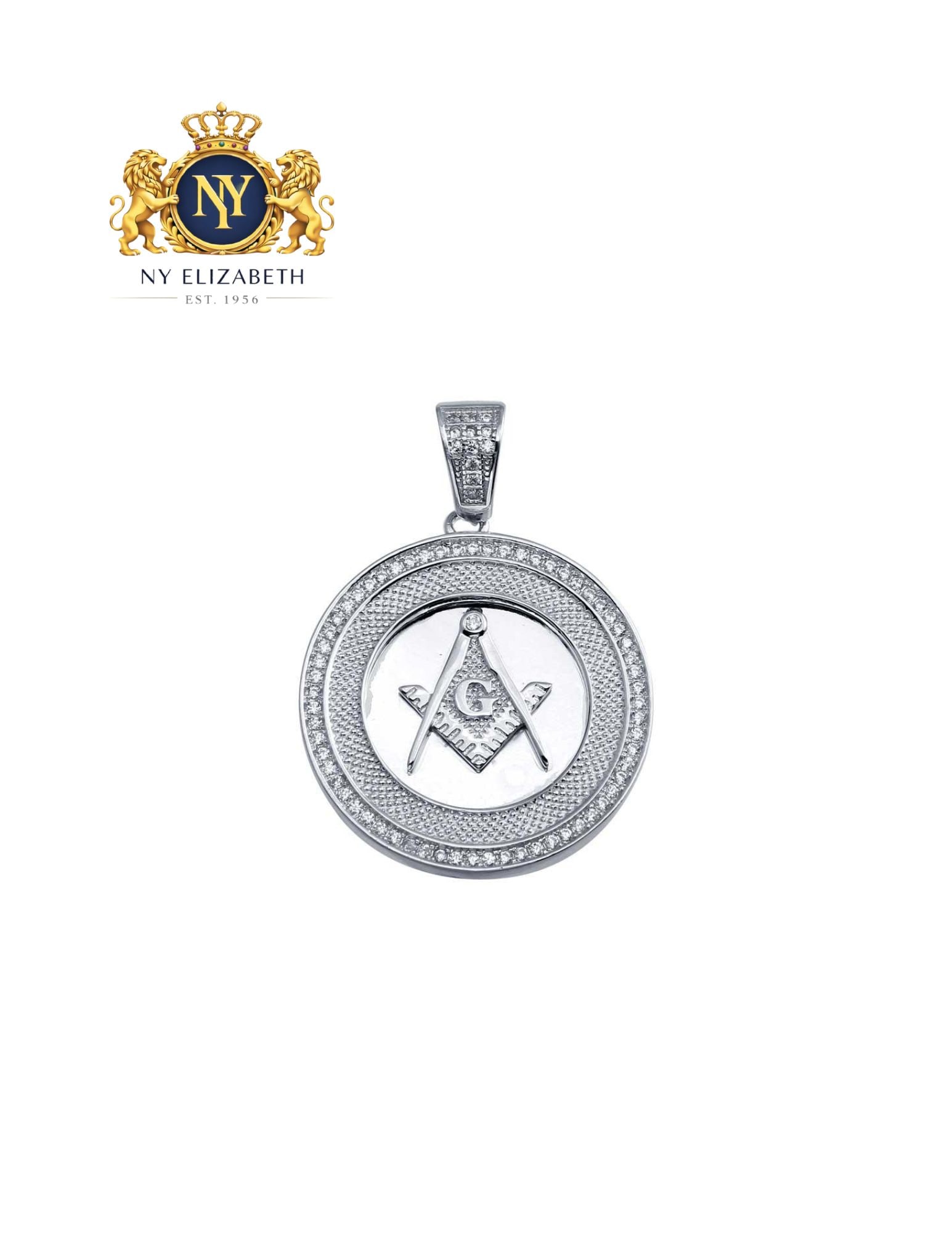 RHODIUM PLATED 925 STERLING SILVER HIP HOP PENDANT: Rhodium Plated 925 Sterling Silver Hip Hop Pendant Metal: 925 Sterling Silver Plating: Rhodium Plated Weight: 12.3 Grams Length: None Accessories: None Notice: When purchasing pre-owned goods, plea