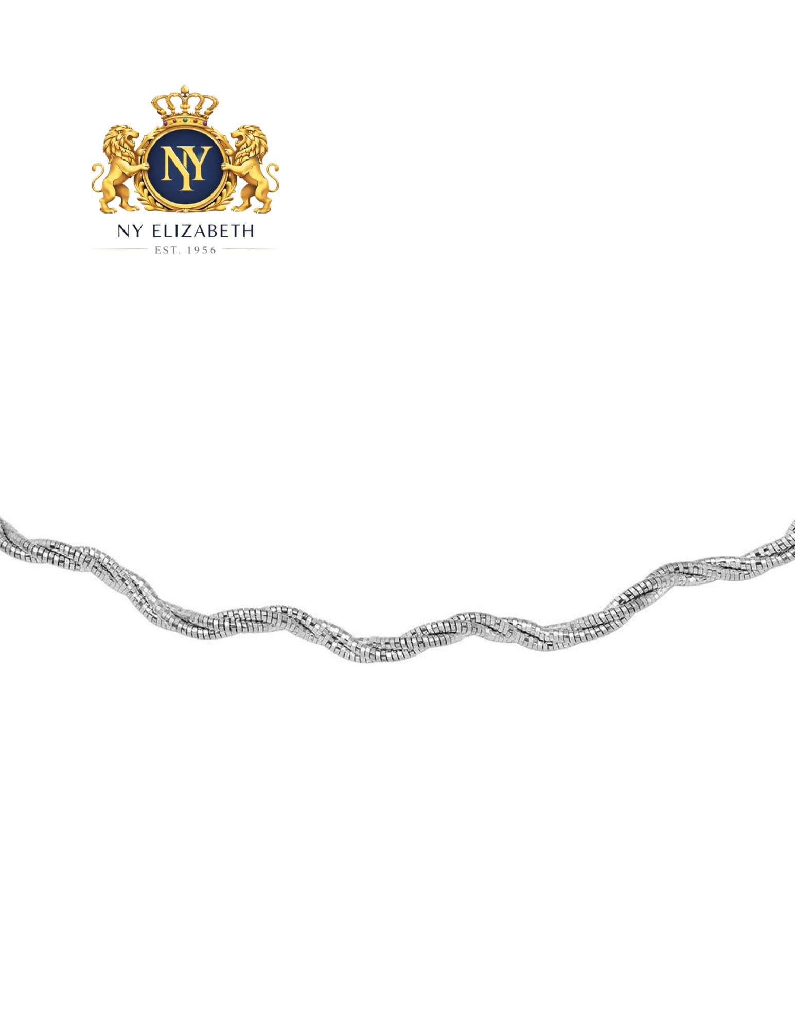 925 STERLING SILVER THREE LAYER WAVE OMEGA SPRING CHAIN: 925 Sterling Silver Three Layer Wave Omega Spring Chain Metal: 925 Sterling Silver Plating: Rhodium Plated Weight: 12.6 grams Length: 16Inches Accessories: None Notice: When purchasing pre-owned go