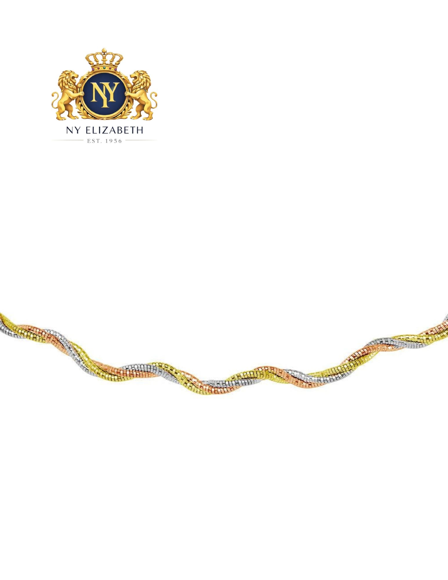 925 STERLING SILVER THREE LAYER WAVE OMEGA SPRING CHAIN: 925 Sterling Silver Three Layer Wave Omega Spring Chain Metal: 925 Sterling Silver Plating: Three-Tone Plated Weight: 12.6 grams Length: 16Inches Accessories: None Notice: When purchasing pre-owned