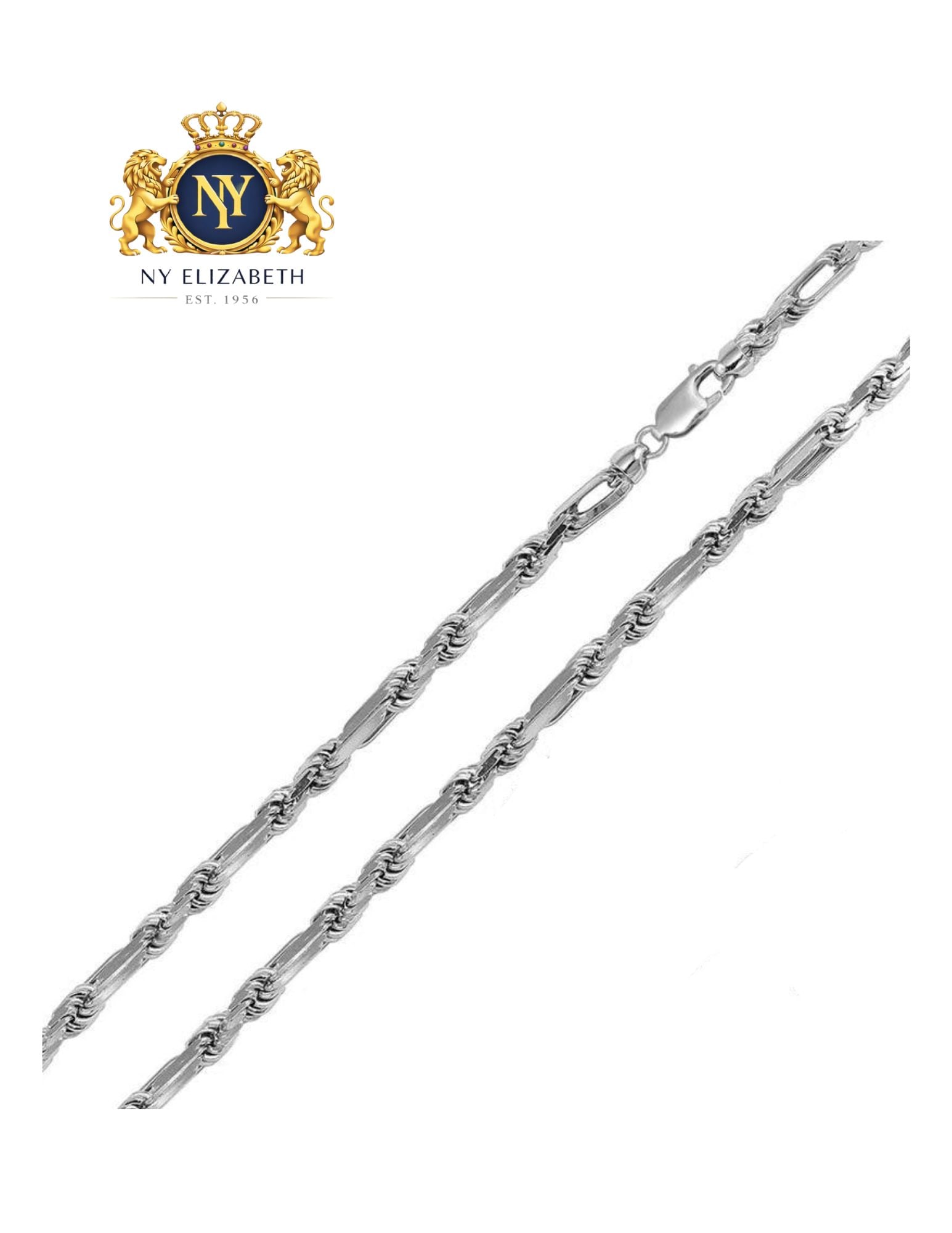925 STERLING SILVER FIGAROPE MILANO CHAIN OR BRACELET: 925 Sterling Silver Figarope Milano Chain or Bracelet Metal: 925 Sterling Silver Plating: Basic Non-Plated Weight: 72.1 grams Length: 26Inches Accessories: None Notice: When purchasing pre-owned go