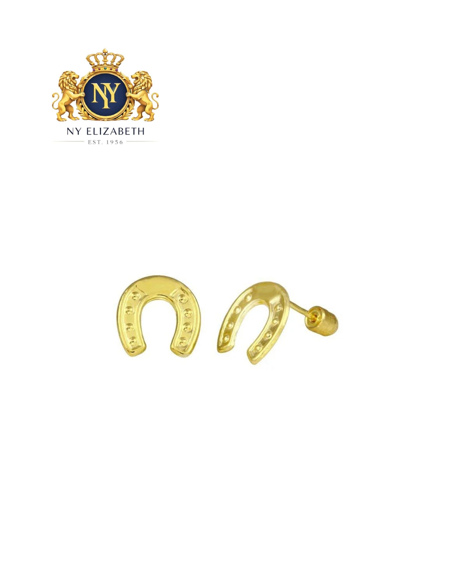 14 KARAT YELLOW GOLD HORSESHOE SCREW BACK EARRING: 14 Karat Yellow Gold Horseshoe Screw Back Earring Metal: 14k Gold Dimensions: 8.7mm x 8.8mm Length: None Accessories: None Notice: When purchasing pre-owned goods, please refer to the photos of the it