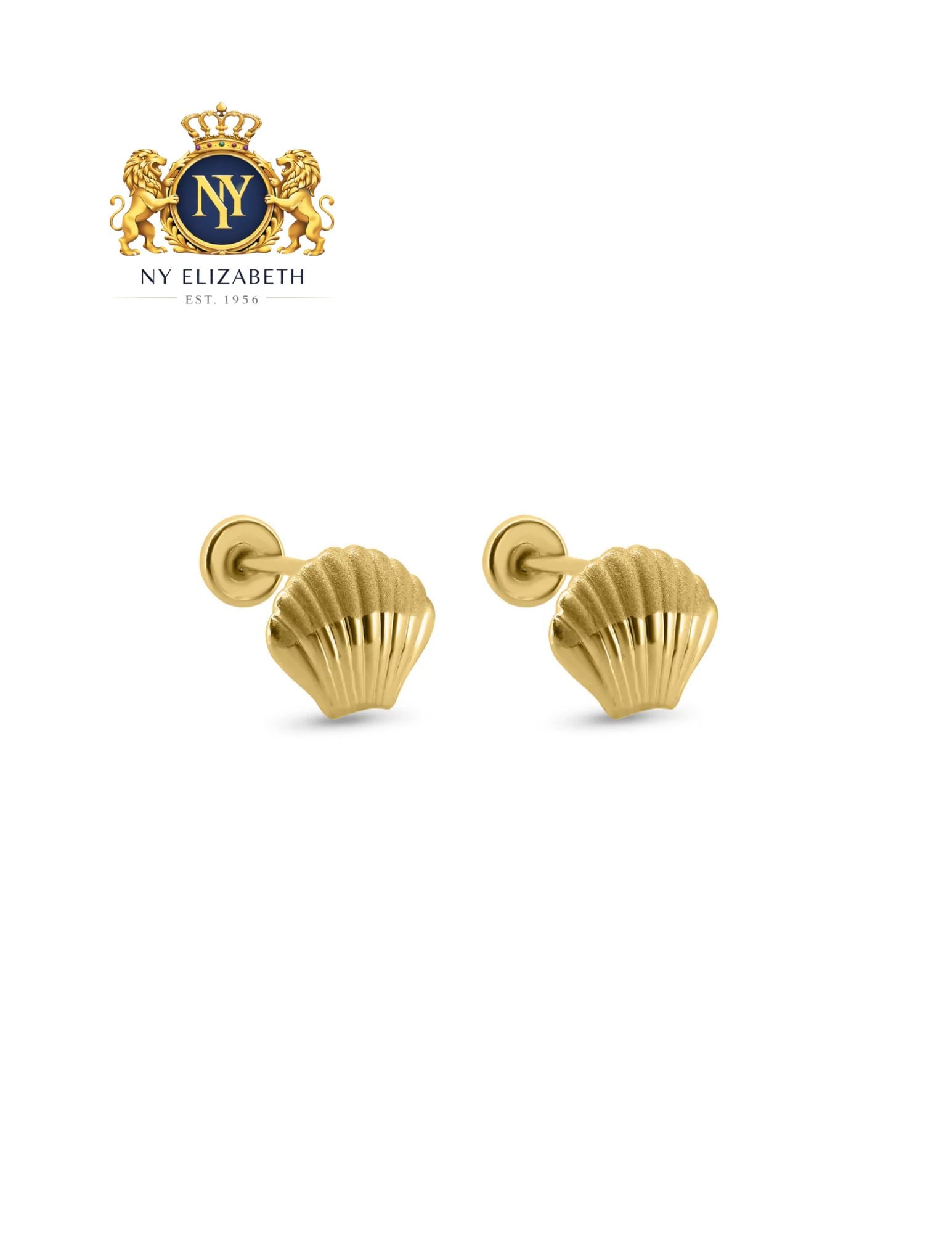 14 KARAT YELLOW GOLD SEASHELL SCREW BACK EARRINGS: 14 Karat Yellow Gold Seashell Screw Back Earrings Metal: 14 Karat Gold Dimensions: 6.5mm x 5.5mm Length: None Accessories: None Notice: When purchasing pre-owned goods, please refer to the photos of t