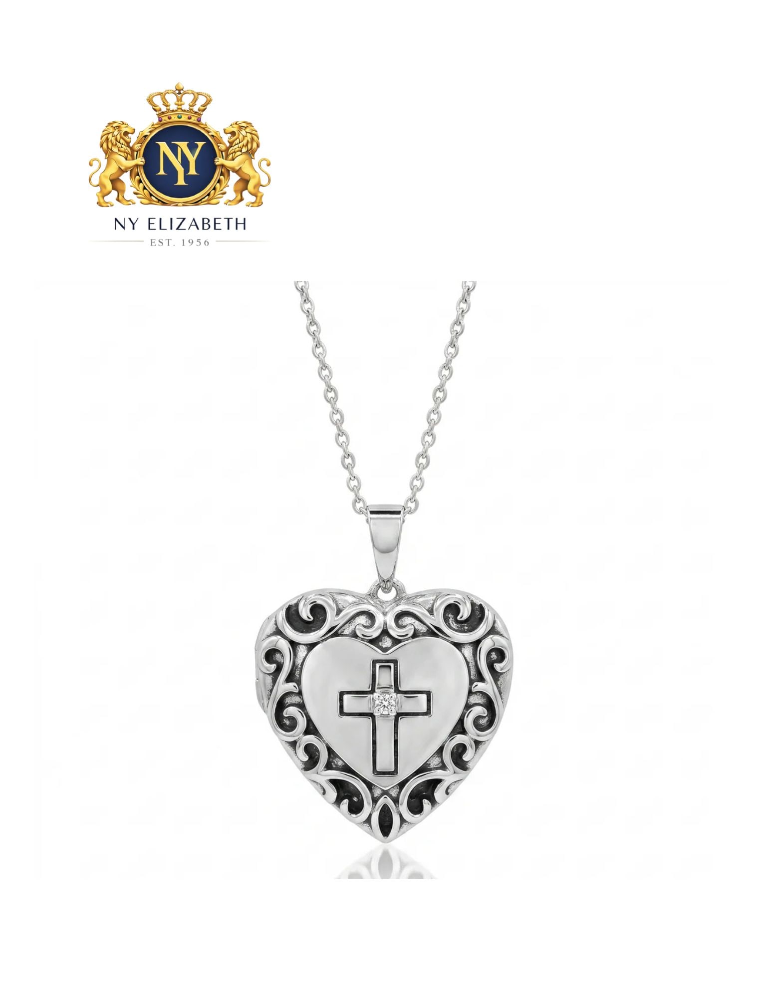 RHODIUM PLATED 92 STERLING SILVER CROSS PENDANT NECKLACE: Rhodium Plated 92 Sterling Silver CZ Cross Pendant Necklace Metal: 925 Sterling Silver Plating: Nickel Free Rhodium Plated Stone: Cubic Zirconia Stones Length: 16 + 2 Inches Extension Accessories: Non