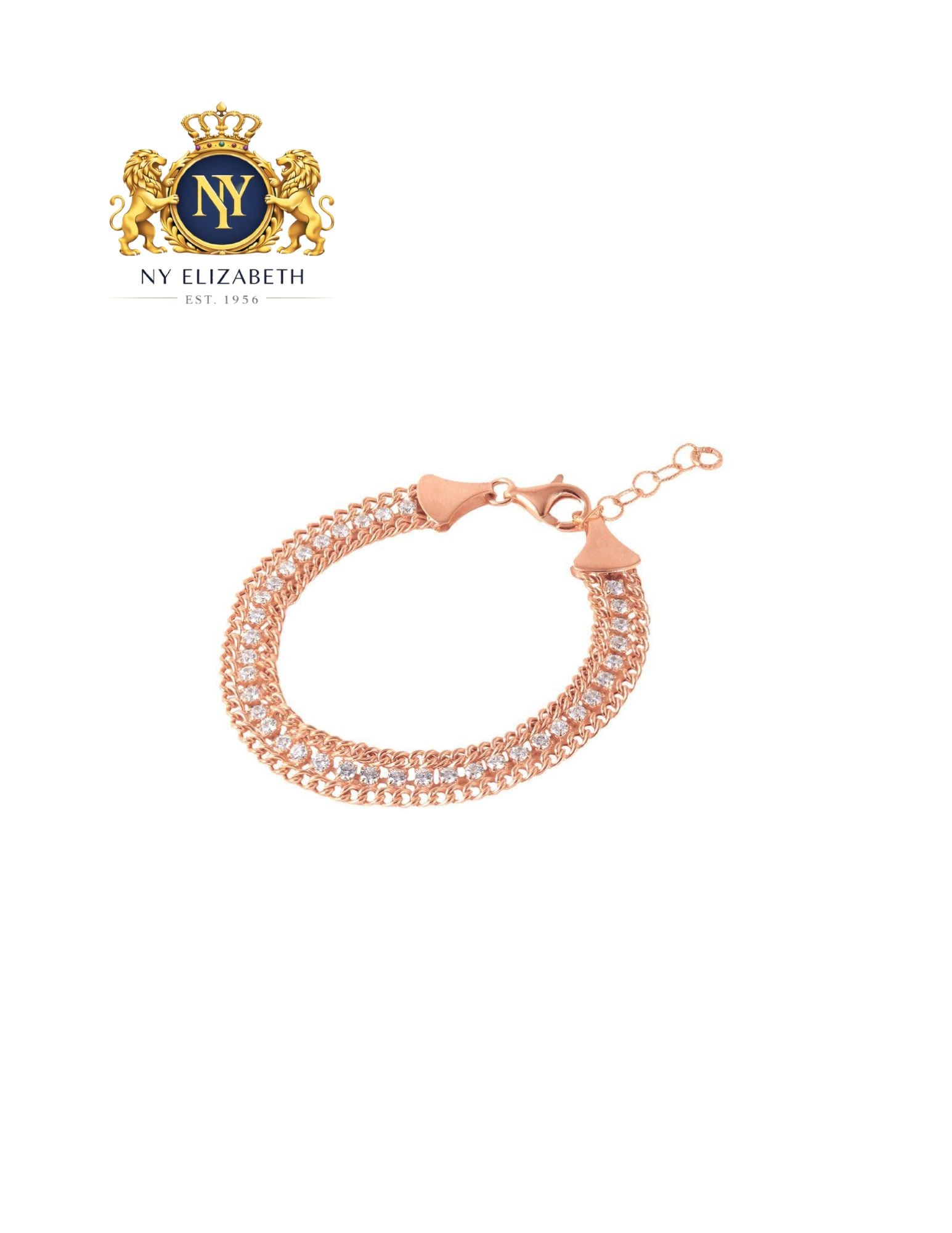 SILVER 925 ROSE GOLD PLATED ITALIAN TENNIS BRACELET: Silver 925 Rose Gold Plated Italian Tennis CZ Bracelet Metal: 925 Sterling Silver Plating: Rose Gold Plated Stone: Cubic Zirconia Stones Length: 7-8 Inches Adjustable Accessories: None Notice: When