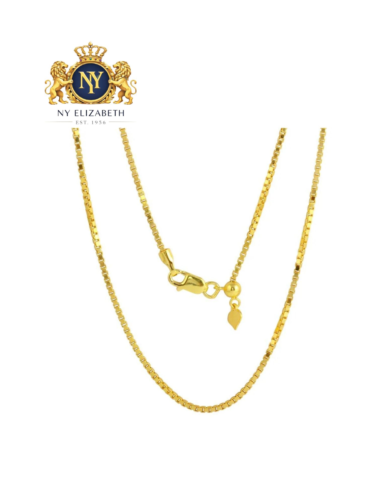 GOLD PLATED 925 STERLING SILVER ADJUSTABLE CHAIN WITH HANGING HEART: Gold Plated 925 Sterling Silver Adjustable Chain with Hanging Heart Metal: 925 Sterling Silver Plating: Nickel Free Gold Plated Dimensions: Bead: 4mm Length: Adjustable Accessories: None Notice: Wh