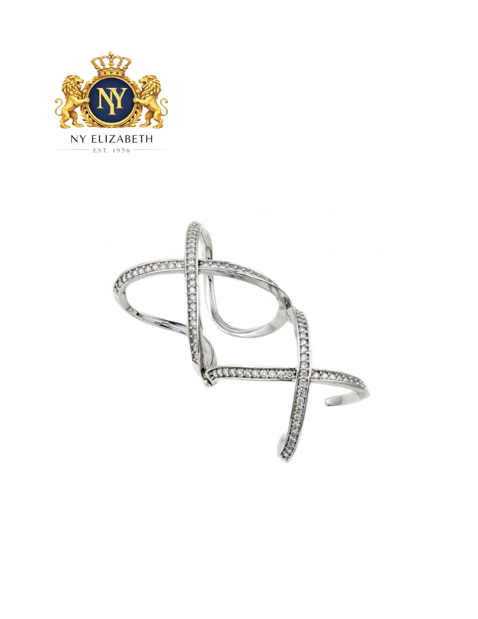 SILVER 925 RHODIUM PLATED KNUCKLE EXTENSION RING: Silver 925 Rhodium Plated Knuckle Extension CZ Ring Metal: 925 Sterling Silver Plating: Nickel Free Rhodium Plated Stone: Clear CZ Stones Ring Size:: 7 US Accessories: None Notice: When purchasing