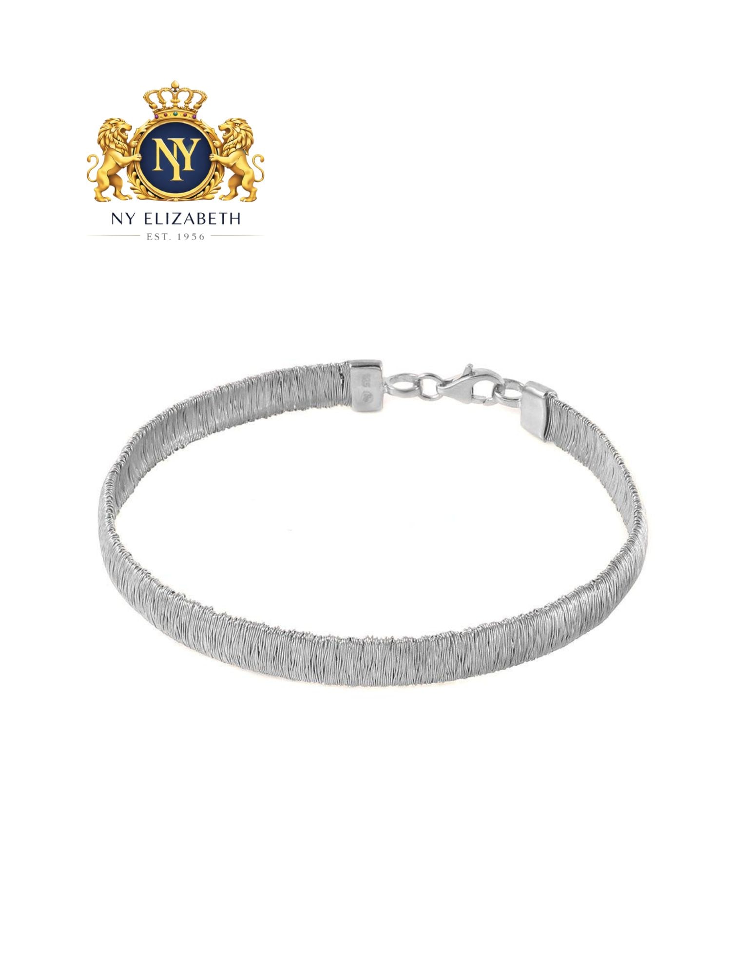 SILVER 925 RHODIUM PLATED WHEAT THIN ITALIAN BRACELET: Silver 925 Rhodium Plated Wheat Thin Italian Bracelet Metal: 925 Sterling Silver Plating: Nickel Free Rose Gold Plated Weight: 7.7 grams Length: None Accessories: None Notice: When purchasing pre-o