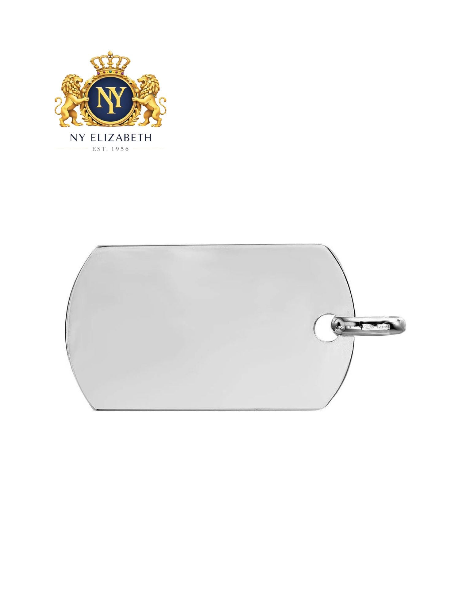 SILVER 925 PLAIN DOGTAG - 2