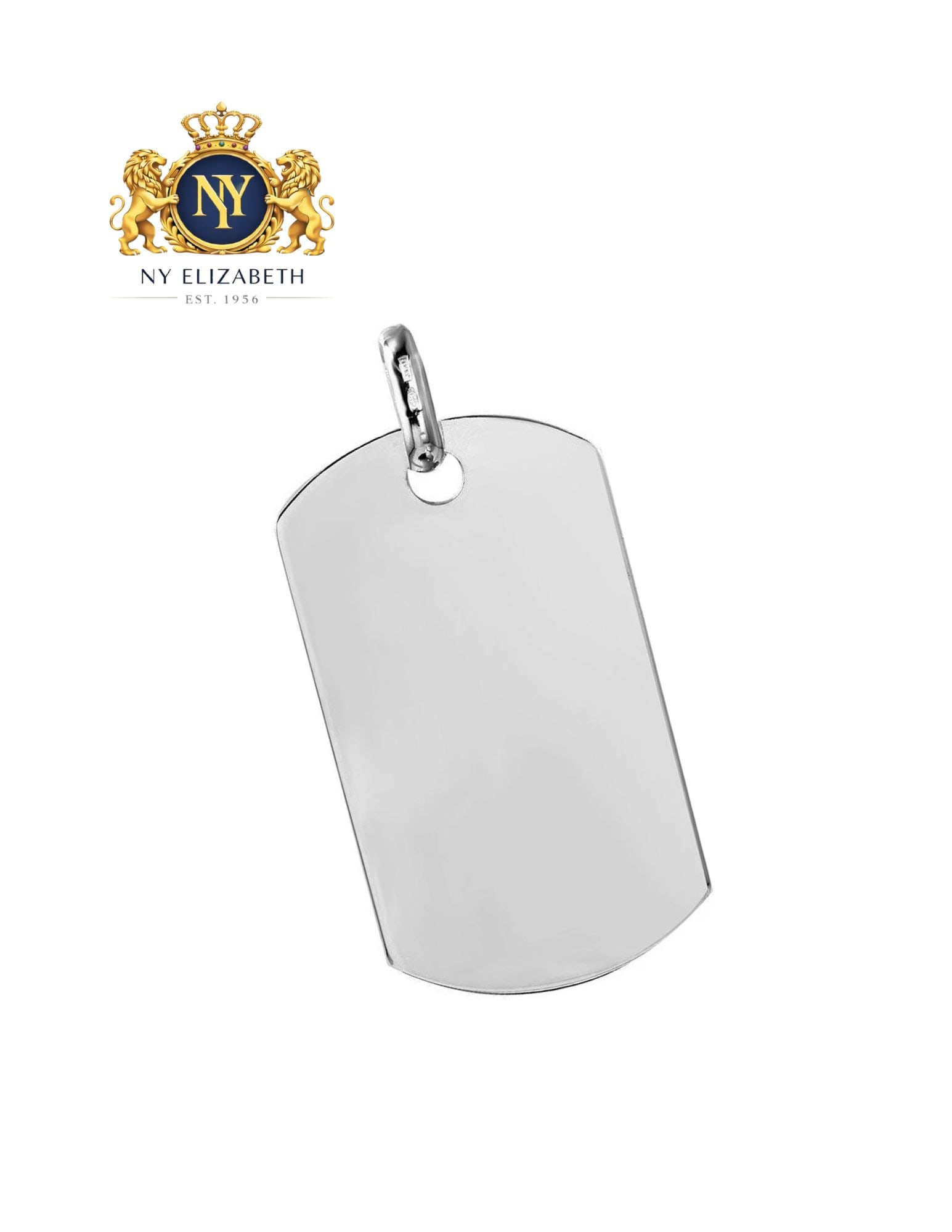 SILVER 925 PLAIN DOGTAG - 3