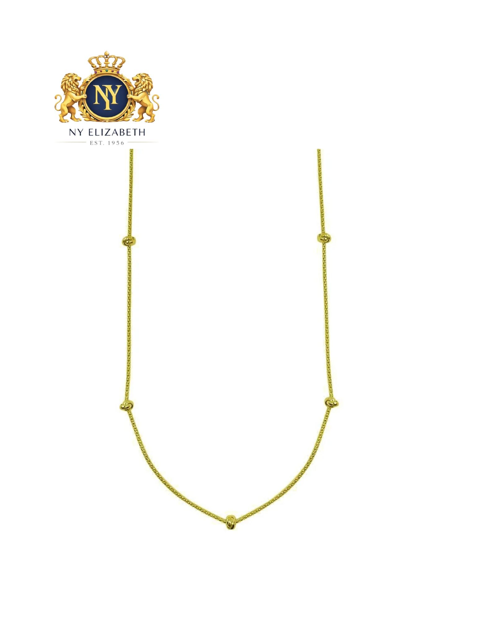 GOLD PLATED 925 STERLING SILVER CORREANA 7 KNOT CHARM NECKLACE: Gold Plated 925 Sterling Silver Correana 7 Knot Charm Necklace Metal: 925 Sterling Silver Plating: Nickel Free Gold Plated Length: 30 Inches Adjustable Accessories: None Notice: When purchasing pre-ow