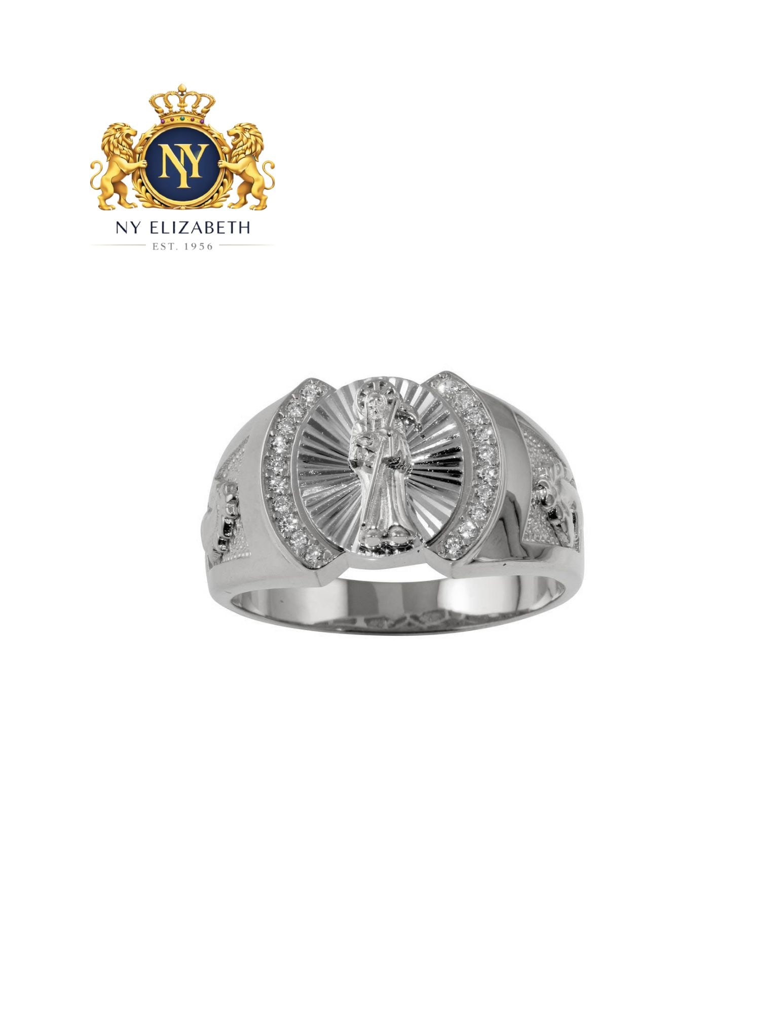 RHODIUM PLATED 925 STERLING SILVER RING WITH CZ: Rhodium Plated 925 Sterling Silver Ring with CZ Metal: 925 Sterling Silver Plating: Nickel Free Rhodium Plated Stone: Cubic Zirconia Stones Ring Size:: 9 US Accessories: None Notice: When purchasin