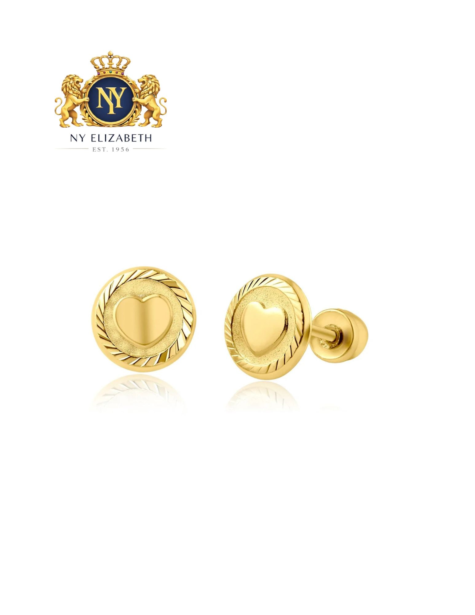 14 KARAT YELLOW GOLD HEART SCREW BACK EARRING: 14 Karat Yellow Gold Heart Screw Back Earring Metal: 14 Karat Gold Dimensions: 5.5mm Length: None Accessories: None Notice: When purchasing pre-owned goods, please refer to the photos of the items to 