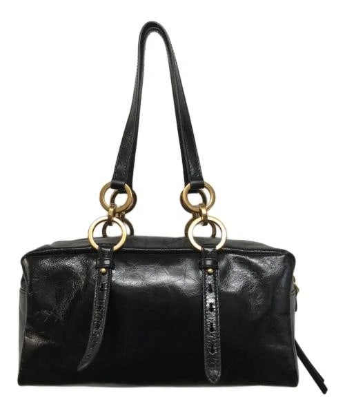 PRADA DANGLE MEDIUM LEATHER TOP HANDLE BAG - 2