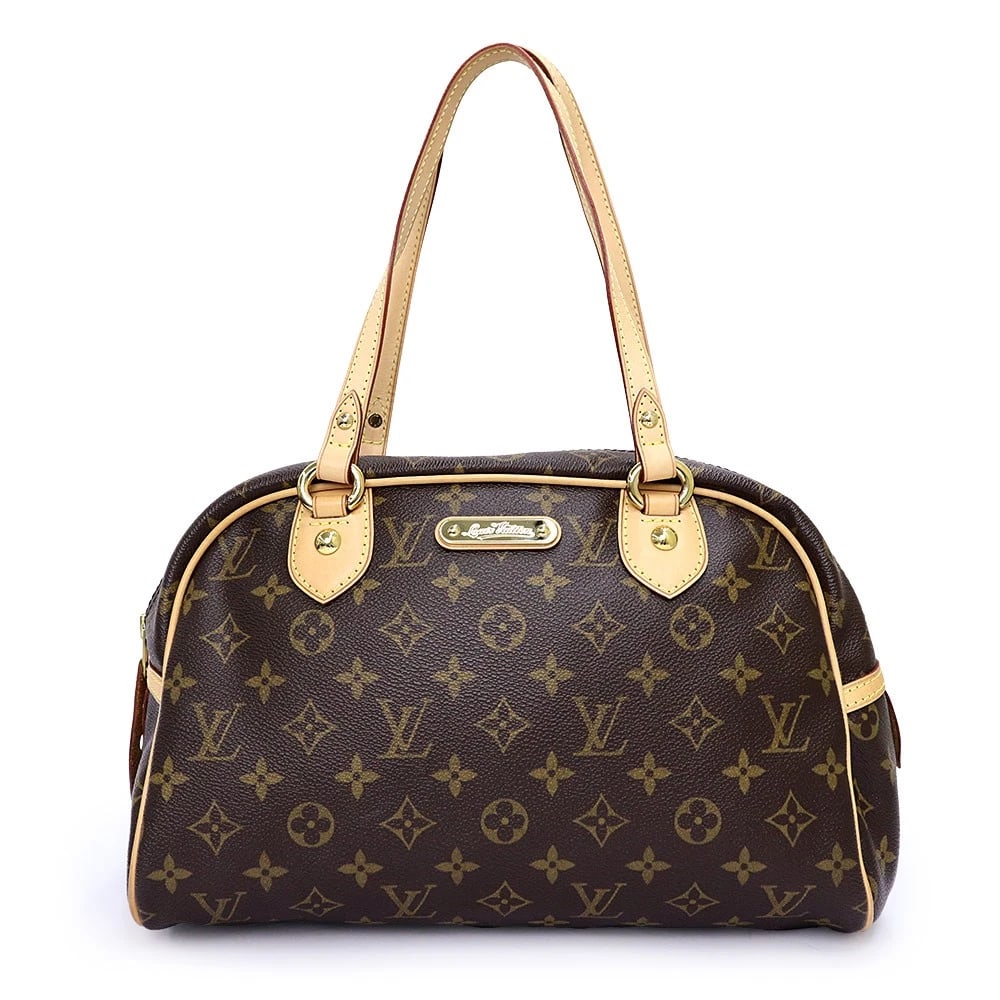 LOUIS VUITTON MONTORGUEIL PM MONOGRAM HANDBAG: Louis Vuitton Montorgueil PM Monogram Handbag Brand: LOUIS VUITTON Type/Style: Handbag Material: Monogram Color: Brown Size: W: 27cm x 32cm x H: 21cm x D: 15cm Accessories: None Accessories Notice: