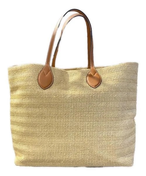GUCCI STRAW EFFECT TOTE BAG - 2