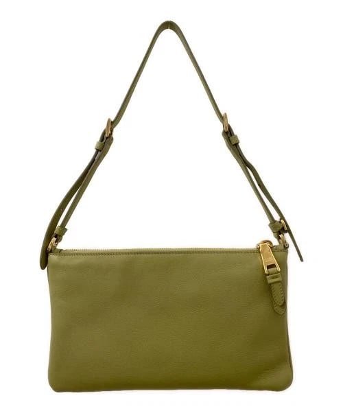 PRADA LEATHER SHOULDER POUCH - 2