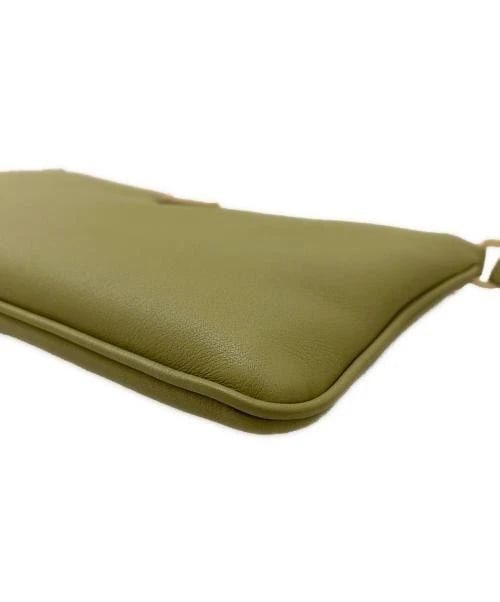PRADA LEATHER SHOULDER POUCH - 6