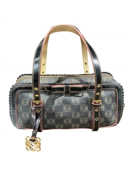 LOEWE PVC LEATHER BROWN HANDBAG: LOEWE Pvc Leather Brown Handbag Brand: LOEWE Type/Style: Handbag Material: Pvc Leather Color: Brown Size: H:14.0cm / W:29.0cm / D:10.0cm Accessories: None Accessories Notice: When purchasing