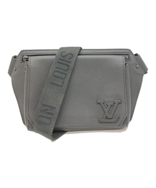 LOUIS VUITTON BODY BAG: LOUIS VUITTON Body Bag Brand: LOUIS VUITTON Type/Style: Body Bag Material: None Color: Black Size: W:22cm / D:2.5cm Accessories: None Accessories Notice: When purchasing pre-owned goods, p