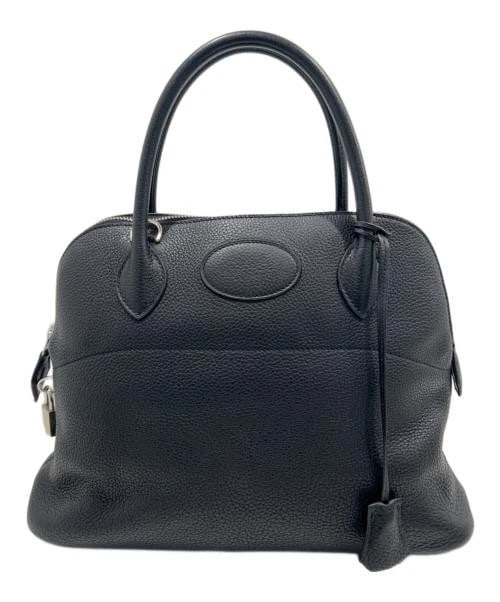 HERMES BAG NOIR SHW TAURILLON CLEMENCE M STAMP: HERMES Bag Noir SHW Taurillon Clemence M Stamp Brand: HERMES Type/Style: Handbag Material: Taurillon Clemence Color: Noir / Black Size: H:23.0cm / W:31.0cm / D:13.0cm Accessories: None Accessories