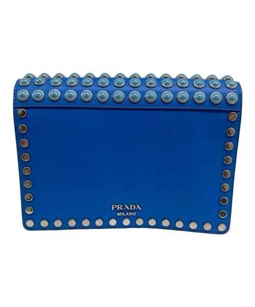 PRADA ELECTRA LAUREL SHOULDER BAG WITH STUDS - 2