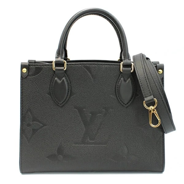 LOUIS VUITTON PM MONOGRAM EMPREINTE BLACK: Louis Vuitton PM Monogram Empreinte Black Brand: Louis Vuitton Type/Style: Handbag Material: Monogram Empreinte Color: Black Size: W:25cm x H:19cm x D:10cm Accessories: None Accessories Notice: When