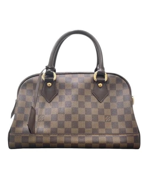LOUIS VUITTON DAMIER DUOMO: LOUIS VUITTON Damier Duomo Brand: LOUIS VUITTON Type/Style: Handbag Material: Damier Canvas/Pvc Coated Canvas Color: Brown Size: H:19.0cm / W:31.5cm / D:15.5cm Accessories: None Accessories Notice: