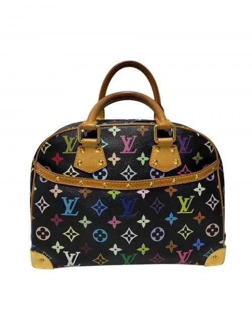 LOUIS VUITTON LOUIS VUITTON TROUVILLE: LOUIS VUITTON Louis Vuitton Trouville Brand: LOUIS VUITTON Type/Style: Handbag Material: Canvas X Pvc Handle: Vegetable-Tanned Leather Color: Noir Size: H:21.5cm / W:28.0cm / D:11.0cm Accessories: