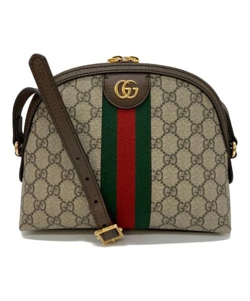 GUCCI SHOULDER BAG: GUCCI Shoulder Bag Brand: GUCCI Type/Style: Shoulder Bag Material: None Color: Beige Size: H:18.0cm / W:22.0cm / D:7.5cm Accessories: None Accessories Notice: When purchasing pre-owned goods, please