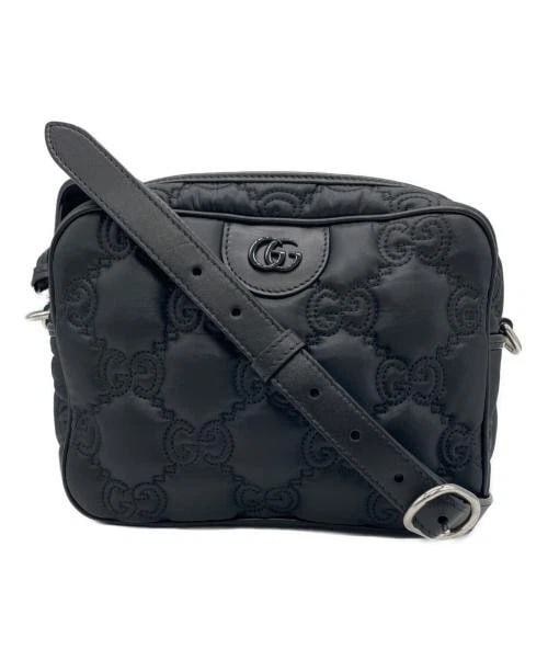 GUCCI NYLON SHOULDER BAG: GUCCI Nylon Shoulder Bag Brand: GUCCI Type/Style: Shoulder Bag Material: None Color: Black Size: H:15.5cm / W:21cm / D:7cm Accessories: None Accessories Notice: When purchasing pre-owned goods,