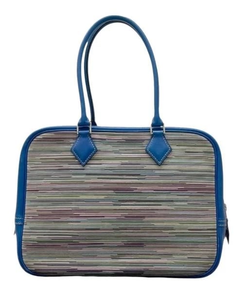 HERMES PLUME: HERMES Plume Brand: HERMES Type/Style: Handbag Material: Vaughan Gulliver Color: Blue Saphir Size: H:20cm / W:28cm / D:10cm Accessories: None Accessories Notice: When purchasing pre-owned